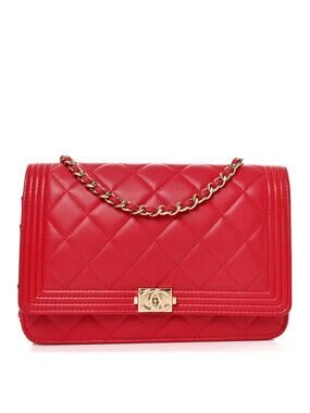 Chanel Lambskin Quilted Boy Wallet On #303431C17B
